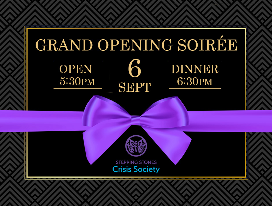 Save the date for our Grand Opening Soiree, September 6, 2025.